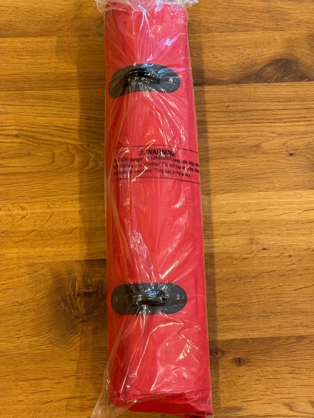 At Home Christmas 9ft Rolling Tree Storage Bag Red New in Package - Picture 3 of 3